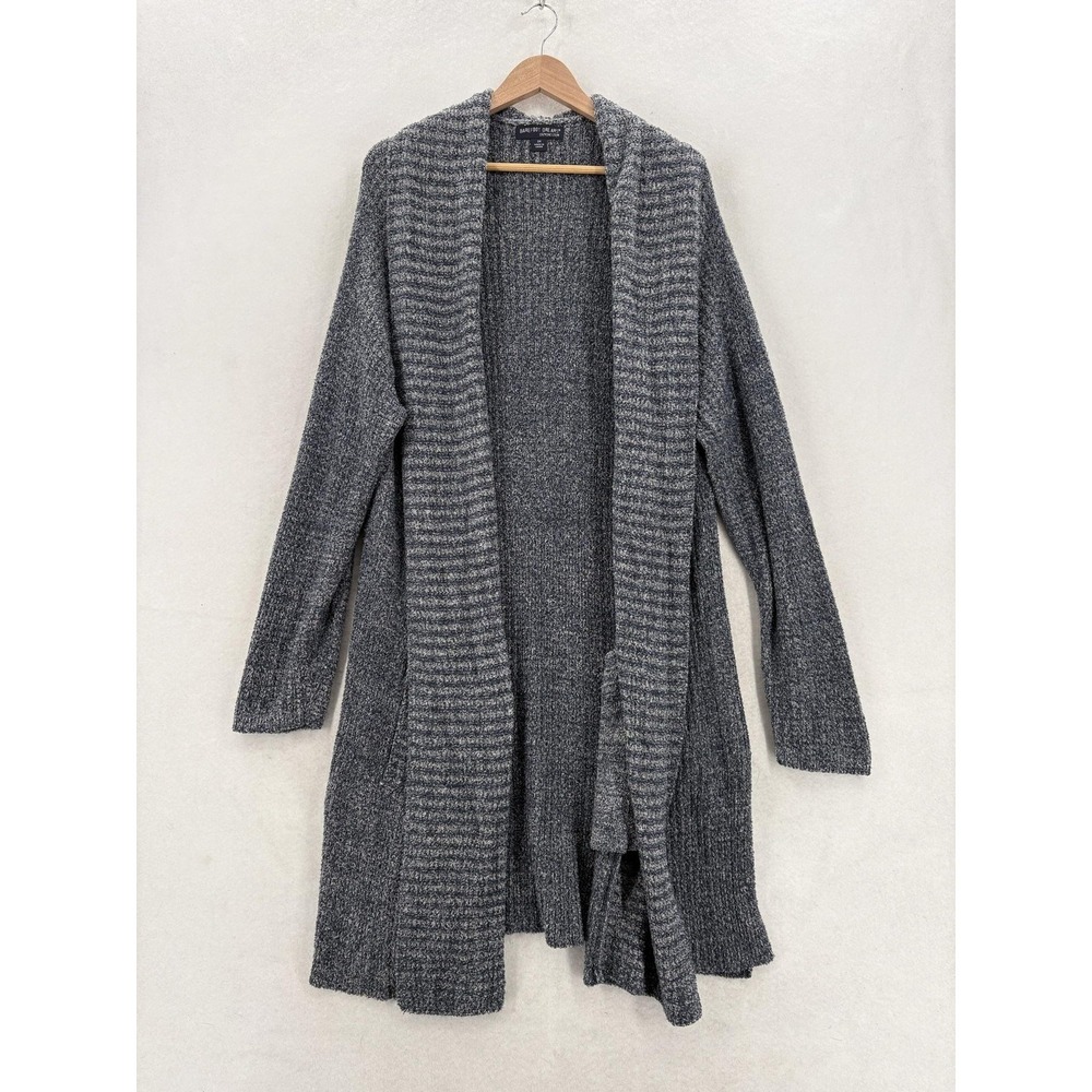 Barefoot Dreams Cardigan Sweater Womens 3X Gray CozyChic Lite Knit Duster Plus